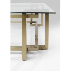 Table basse Clara doré 120x120cm><noscript><img width=