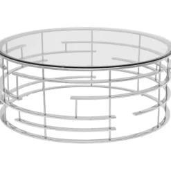 Table basse Jupiter argenté Ø100cm>KARE Design