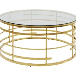 Table basse Jupiter doré Ø100cm>KARE Design Outlet