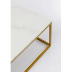 Table basse Key West doré 90x90cm><noscript><img width=