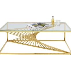 Table basse Laser doré 120x60cm><noscript><img width=