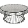 Table basse Lisboa noir Ø86cm>KARE Design Clearance