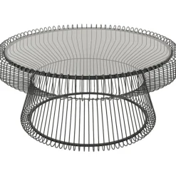 Table basse Lisboa noir Ø86cm>KARE Design Clearance