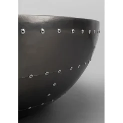 Table basse Lounge noir Graphite Ø83cm><noscript><img width=