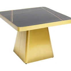 Table basse Miler doré 80x80cm><noscript><img width=