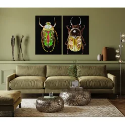 Table basse Pebbles Deluxe argenté (jeu de 2)>KARE Design Discount