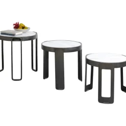 Table basse Perelli noir (3/set)><noscript><img width=