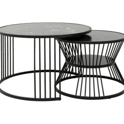 Table basse Roma noir (2/set)>KARE Design Sale