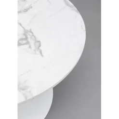 Table basse Schickeria Marbre blanc Ø80cm><noscript><img width=