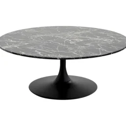 Table basse Schickeria Marbre noir Ø110cm>KARE Design Outlet