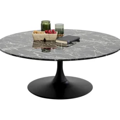 Table basse Schickeria Marbre noir Ø110cm>KARE Design Outlet