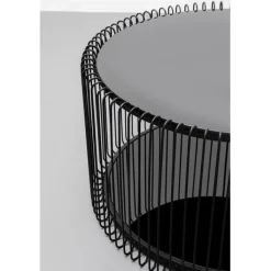 Table basse Wire Double noir (2/Set)><noscript><img width=