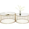 Table basse Wire laiton (2/Set)>KARE Design Clearance