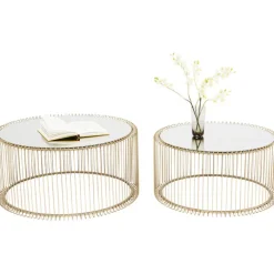 Table basse Wire laiton (2/Set)><noscript><img width=