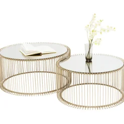 Table basse Wire laiton (2/Set)><noscript><img width=