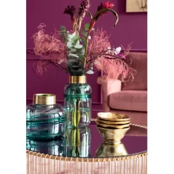 Table basse Wire Uno laiton Ø80cm><noscript><img width=