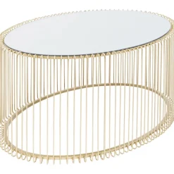 Table basse Wire Uno laiton 60x90cm><noscript><img width=