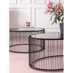 Table basse Wire Uno noir 60x90cm>KARE Design