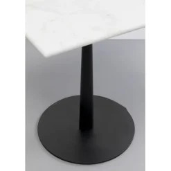 Table bistrot Capri blanc 70x70cm><noscript><img width=