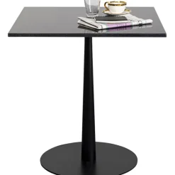 Table bistrot Capri noir 70x70cm>KARE Design