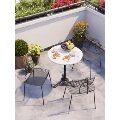 Table bistrot Kaffeehaus blanc Ø60>KARE Design Clearance