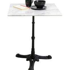Table bistrot Kaffeehaus blanc 60x60cm><noscript><img width=