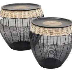 Table d appoint African Drums (2/Set)>KARE Design New