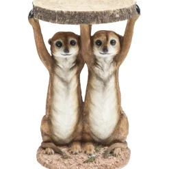Table d appoint Animal Meerkat Sisters Ø33cm>KARE Design Online