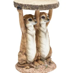 Table d appoint Animal Meerkat Sisters Ø33cm><noscript><img width=