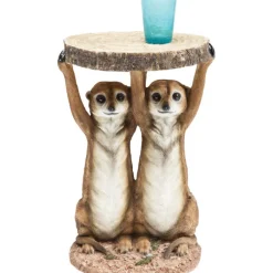 Table d appoint Animal Meerkat Sisters Ø33cm><noscript><img width=