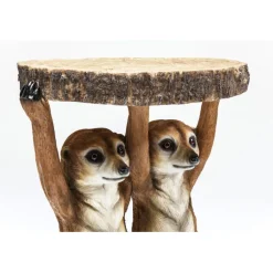 Table d appoint Animal Meerkat Sisters Ø33cm><noscript><img width=