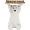Table d appoint Animal Polar Bear Ø37cm>KARE Design Best