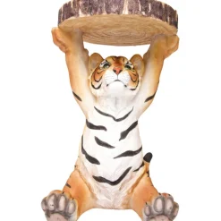 Table d appoint Animal Tigre Ø35cm><noscript><img width=