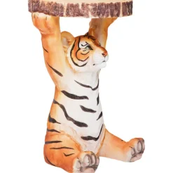 Table d appoint Animal Tigre Ø35cm><noscript><img width=