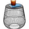 Table d appoint Beam noir Ø40cm>KARE Design New