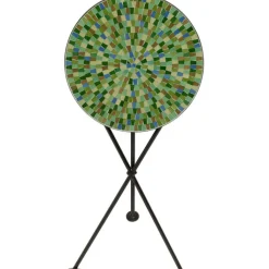 Table d appoint Clack Mosaic vert bleu Ø35cm><noscript><img width=