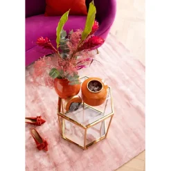 Table d appoint Comb doré 55><noscript><img width=