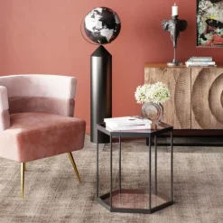 Table d appoint Comb noir 55><noscript><img width=