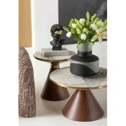Table d appoint Cono Ceramique Ø50cm>KARE Design Best