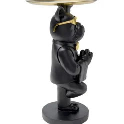 Table d appoint Cool Bulldog Tray noir 34x55cm><noscript><img width=