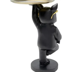Table d appoint Cool Bulldog Tray noir 34x55cm><noscript><img width=