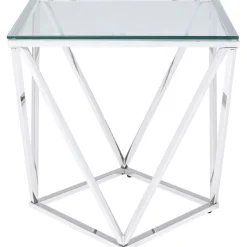 Table d appoint Cristallo Chrome 50x50cm>KARE Design