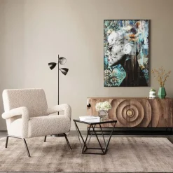 Table d appoint Cristallo 50x50cm><noscript><img width=
