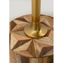 Table d appoint Domero Geo laiton Ø25cm><noscript><img width=