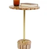 Table d appoint Domero Geo laiton Ø40cm>KARE Design Hot