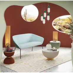 Table d appoint Endless Vegas orange Ø47cm><noscript><img width=