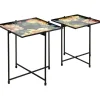 Table d appoint Flowers Garden carré (2/set)>KARE Design New