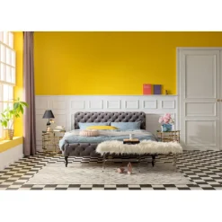 Table d appoint Jupiter doré Ø55cm><noscript><img width=