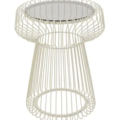 Table d appoint Lisboa Greige Ø38cm>KARE Design New