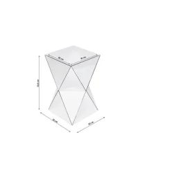 Table d appoint Luxury Triangle 32x32cm><noscript><img width=